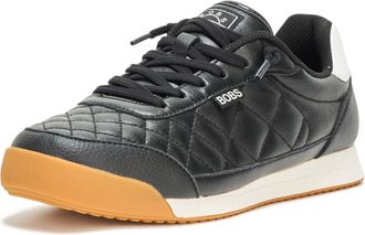 Skechers Womens Bobs Billie Wild Comfort Sneaker, Black Pu, 6.5 UK