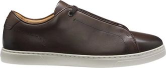 HUGO BOSS Schoenen, Heren, Bruin, 45 EU, Leer, Gary Sneakers