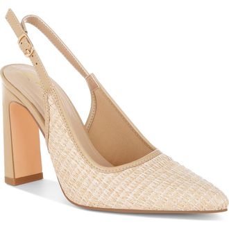 London Rag Alzbeta Slingback Pump in Beige at Nordstrom Rack, Size 9