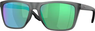 Costa Costa del Mar Mens 59 mm Matte Black Sunglasses
