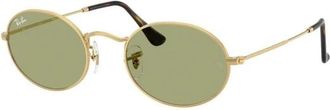 Ray-Ban Heren, Accessoires, Geel, Maat: 51 MM