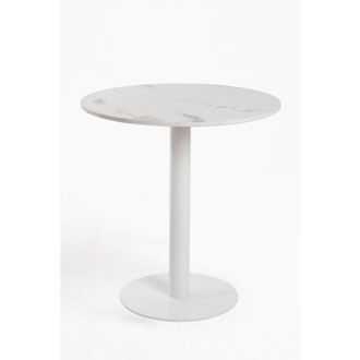 Regalos Miguel Regalos Miguel - Mesas Auxiliares - Mesa Firro Redonda 70cm Blanca - Blanco