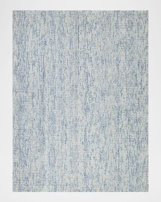 Exquisite Rugs Andora Hand-Tufted Blue/Ivory Rug, 8 x 10