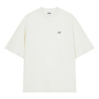 New Balance NB Logo Cotton T-shirt Asia Sizing White AMT41333-CIC