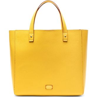 Frances Valentine Large Margaret Leather Tote in Canary at Nordstrom