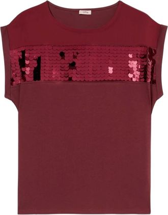 Oltre Donna, Top, Rosso, M, new