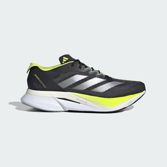 adidas adidas Performance Mens Adizero Boston 12 Shoes - Black/Dark Grey - Size UK 10.5