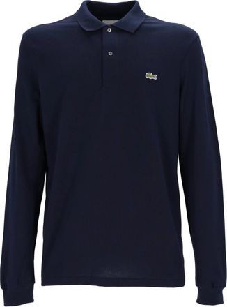 Lacoste Klassieke Pasvorm Lange Mouwen L.12.12 Polo - Heren - Polos - Blauw - L - Katoen - Tops