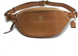 Coach Camel Leather Fanny Pack Sling Bag (Pre-Owned)