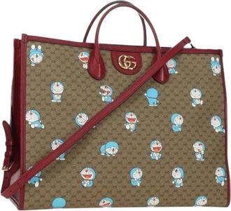 Gucci Pre-owned Tote Bags, female, Beige, Size: ONE SIZE Pre-owned Vintage Tote Bag