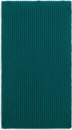 Malo Ribbed Cashmere Scarf - Heren - Wintersjaals - Blauw - ONE Size - Kasjmier - Accessoires