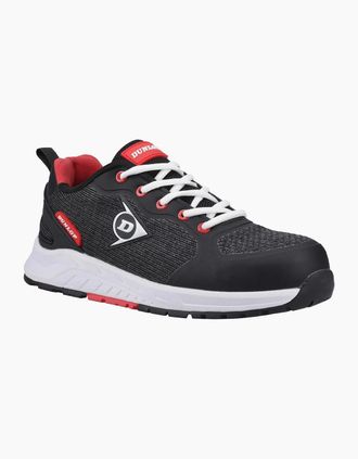 Dunlop Mens Dunlop T-Max Textile Mens Black/Red Safety Trainers - Size: 12