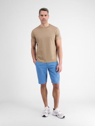 Lerros Bermudas LERROS LERROS Bermuda in Strukturqualit&auml;t, Herren, Gr. 30, Normalgr&ouml;ssen, blau (lagoon blau), 98% Baumwolle, 2% Elasthan, Hosen Bermudas