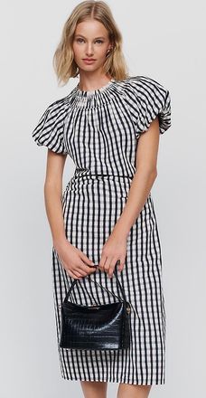 English Factory Puff Sleeve Midi Dress
