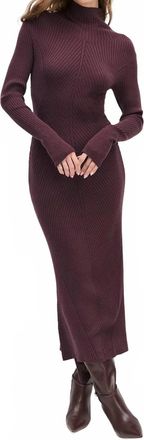 Favorite Daughter Be Your Girl Dress In Burgundy Dahlia