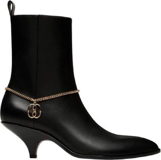 Bally Laredo Leah 55 Leather Boots, Brand Size 39 ( US Size 8.5 )