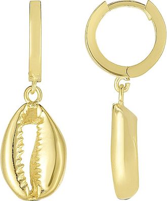 Sphera Milano 18K Over Silver Hoops