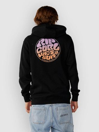 Rip Curl Wettie Passage Icon Thru Sudadera con Cremallero negro