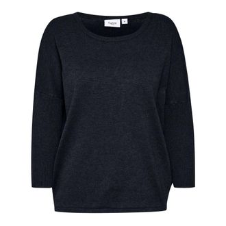 Saint Tropez Maglione collo a V notturno - - Knitwear - Donna - Nero - XS