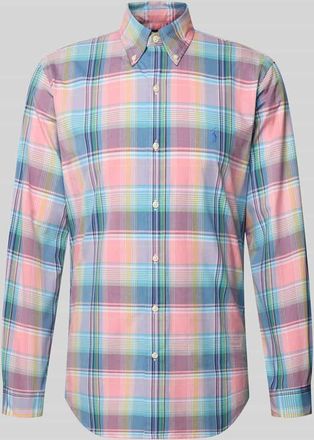 Polo Ralph Lauren Custom Fit Freizeithemd mit Button-Down-Kragen in Pink, Gr&ouml;&szlig;e XXL