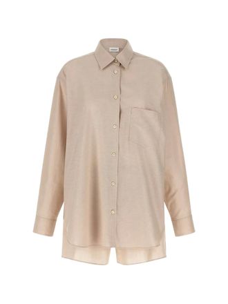 Andamane buttoned georgiana set - women - Cotton - S - Neutrals