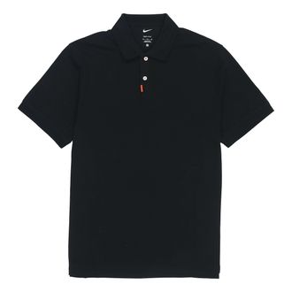 Nike Training Athleisure Casual Sports Short Sleeve Polo Shirt Black DB3264-010