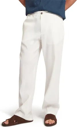 Ted Baker Culverr Straight Leg Pants in White at Nordstrom, Size 40