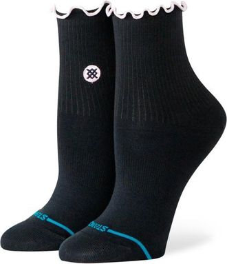 Stance Pop Ruffle Icon Quarter Multifunktionssocken f&uuml;r Damen | schwarz
