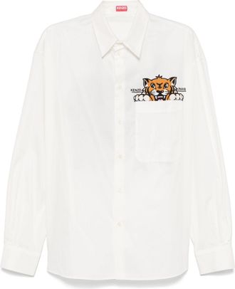 Kenzo Overhemd met print - Wit