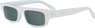 Celine 22V Zonnebril - Heren - Zonnebrillen - Wit - 52 MM - Accessoires