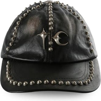Thug Club studded leather baseball cap - Black