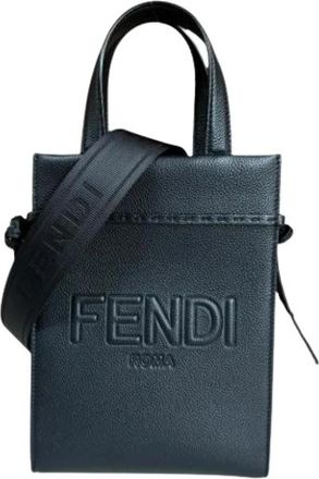 Fendi Pre-owned Vintage Tote Bag - unisex - Vintage Shopper - Zwart - ONE Size - Leer - Vintage