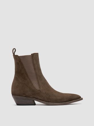 Officine Creative Noelie DD 101 Ankle Boots in Green at Nordstrom, Size 40