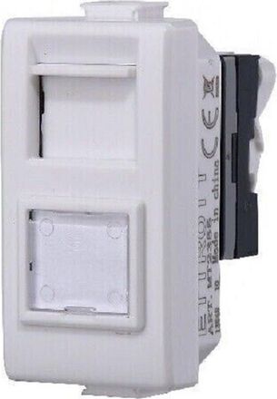 Trade Shop Trade Shop - Serie Bticino Frutti Matix Compatibile Presa Schuko Lan Pulsante Deviatore Usb