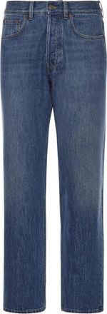 Valentino Garavani Straight Leg Jeans - Heren - Regular Fit Jeans - Blauw - W34 - Katoen - Jeans