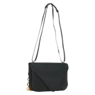 Bottega Veneta Pre-owned Shoulder Bag - Dames - Pre-owned - Zwart - Maat: ONE Size Leer