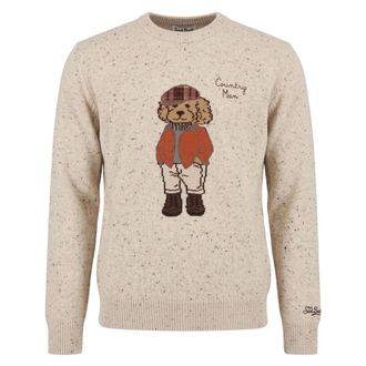 MC2 Saint Barth Maglione Heron Donegal - - Knitwear - Uomo - Beige - S