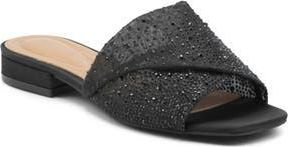 Adrienne Vittadini Primace Slide Sandal in Black at Nordstrom Rack, Size 7.5