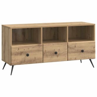 vidaXL Mueble De Tv Con Caj&oacute;n Roble Artesanal 102 X 34,5 X 50 Cm Vidaxl