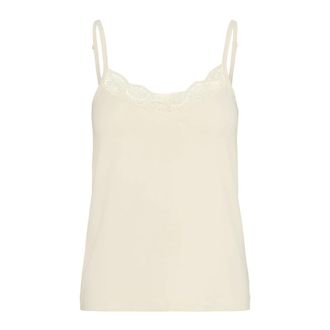 Part Two NatalienePW Mouwloze Top - Dames - Tops - Wit - Maat: 2XL