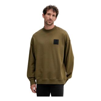 Just Cavalli Hoodies & sweatvesten, Heren, Groen, S, Katoen, Katoenen sweater
