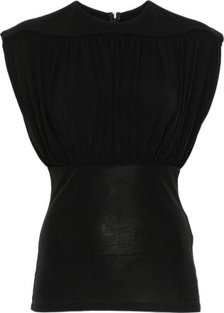 Anine Bing Viscose Top - Dames - Tops zonder mouwen - Zwart - S - Tops