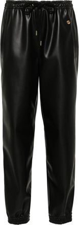 Stella McCartney Alter Mat tapered trousers - women - Polyester/Polyurethane - 40 - Black