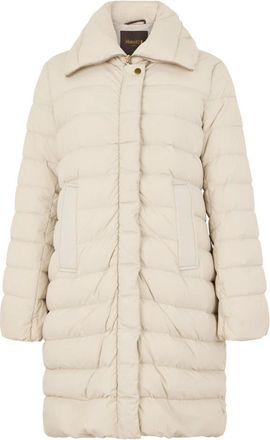 Moorer Cintia Padded Jacket - Dames - Mantels - Beige - Maat: XS Leer