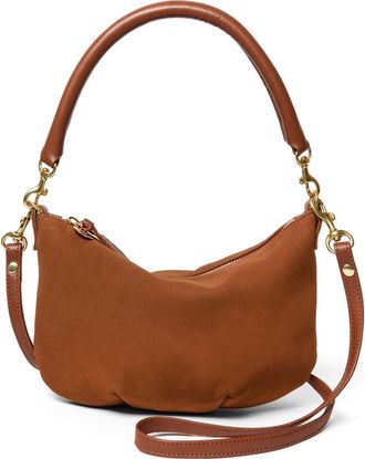 Clare Vivier Petit Moyen Woven Messenger Bag in Hazelnut at Nordstrom