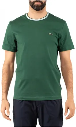 Lacoste Tops, Heren, Groen, S, Stijlvolle Polo Shirt