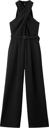 Mango Mono Jane Jumpsuit in Black at Nordstrom, Size X-Large