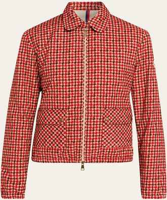 Moncler Lanset Packable Short Down Shirt Jacket