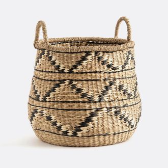 La Redoute Interieurs Ronde mand in zeegras, Zac