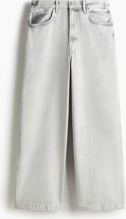 H&M Super Baggy Jeans - White